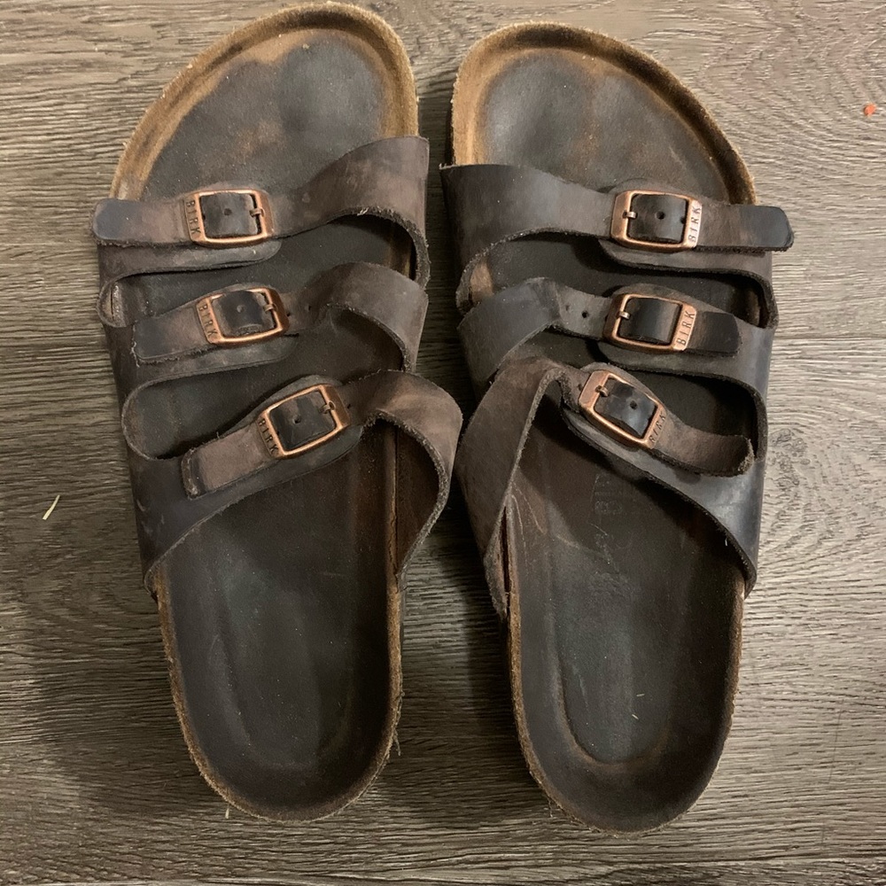 Three strap Birkenstock’s